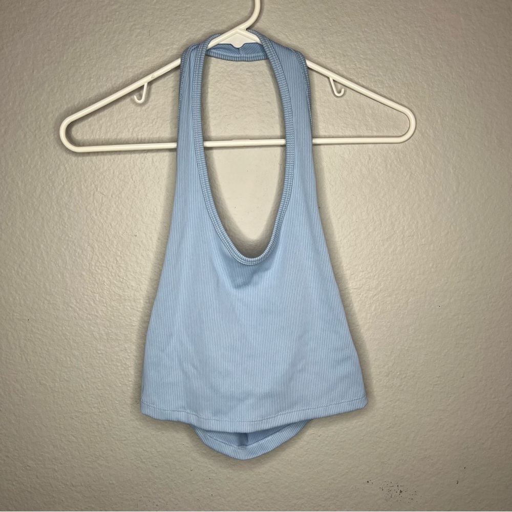 H&M Divided Blue Halter Top